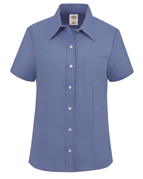 Women's Short Sleeve Stretch Oxford Shirt