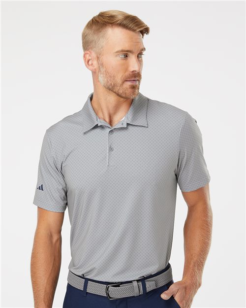 Diamond Dot Print Polo