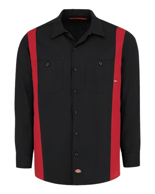 Industrial Colorblocked Long Sleeve Shirt