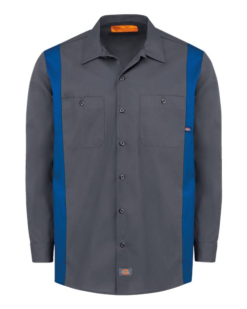 Industrial Colorblocked Long Sleeve Shirt - Tall Sizes