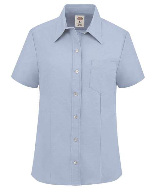 Women's Short Sleeve Stretch Oxford Shirt