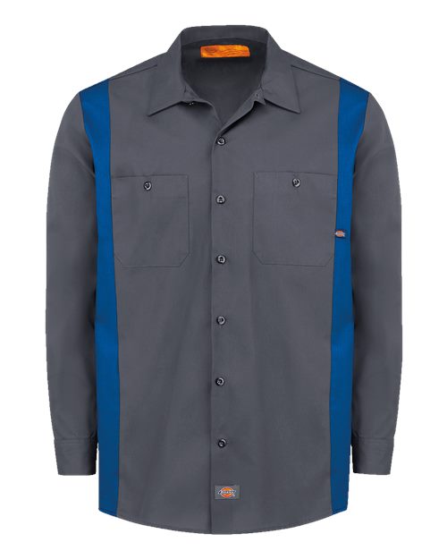 Industrial Colorblocked Long Sleeve Shirt