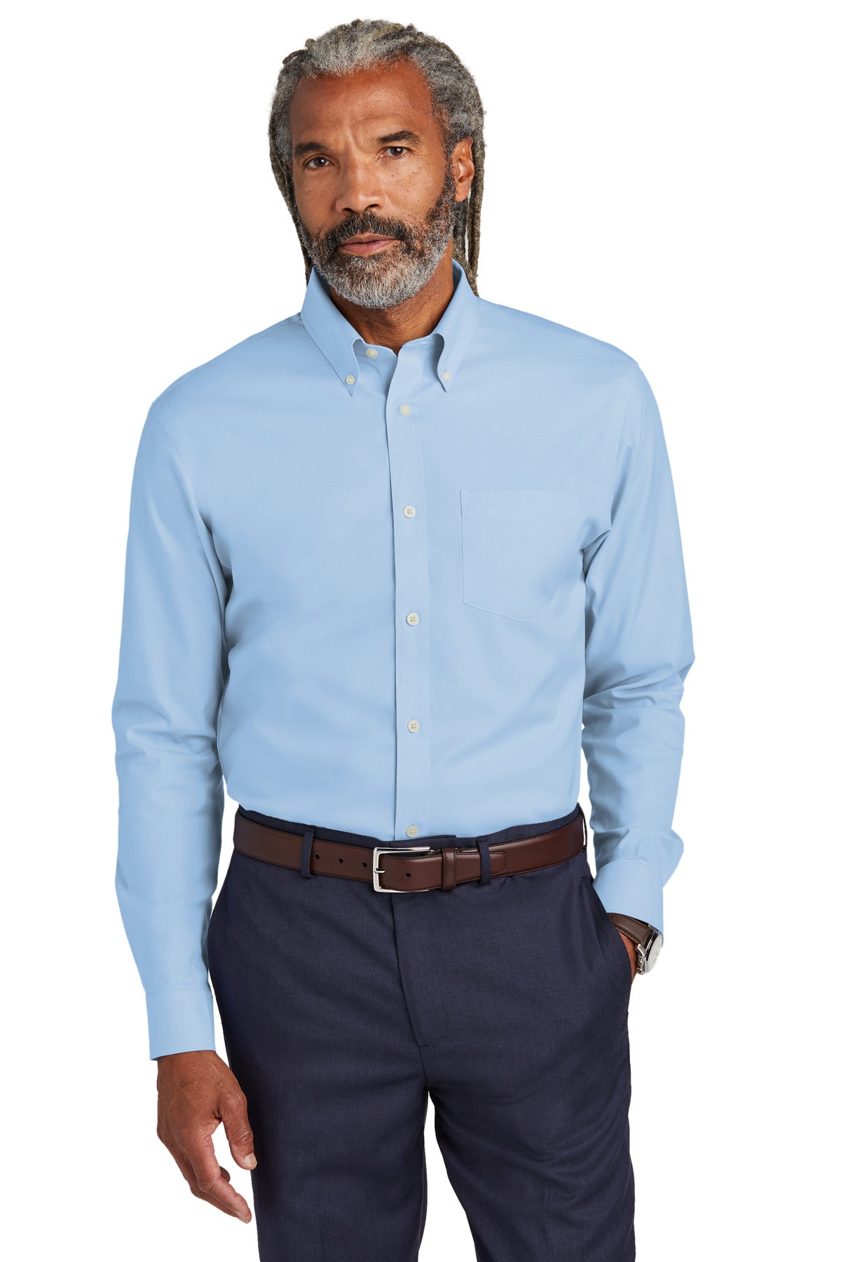 Brooks Brothers ®  Wrinkle-Free Stretch Pinpoint Shirt BB18000