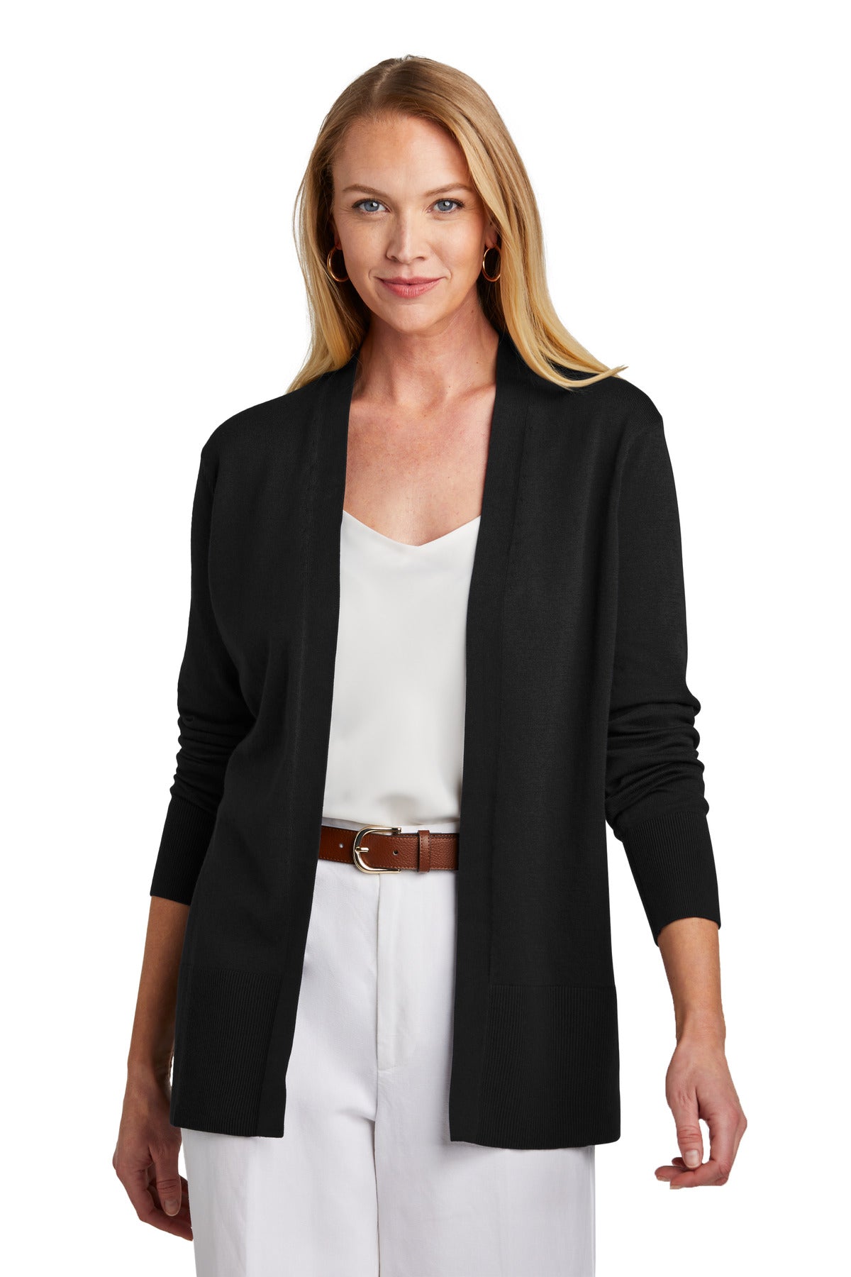 Brooks Brothers® Women's Cotton Stretch Long Cardigan Sweater BB18403