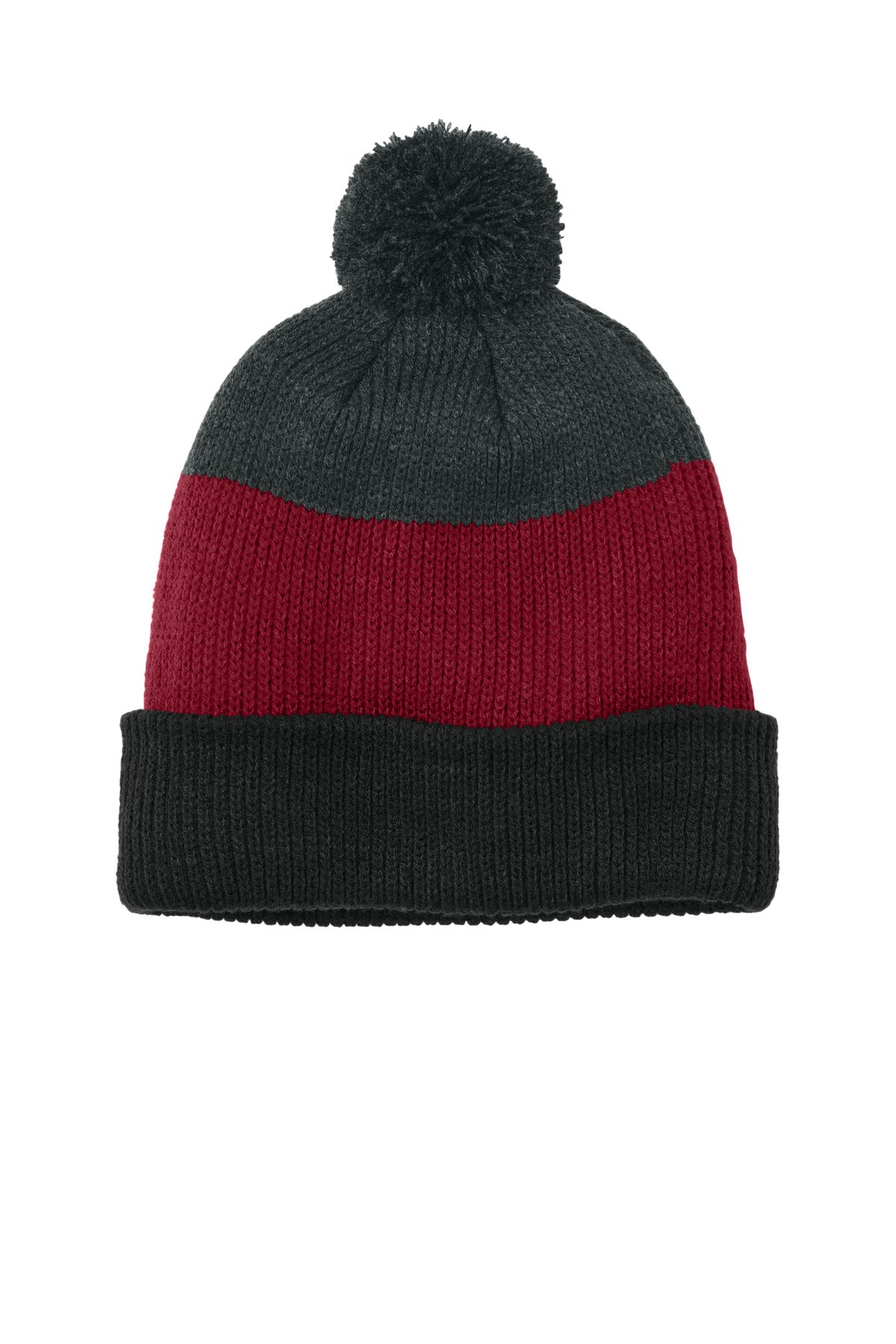 Port Authority ®  Cozy Striped Pom Beanie C979