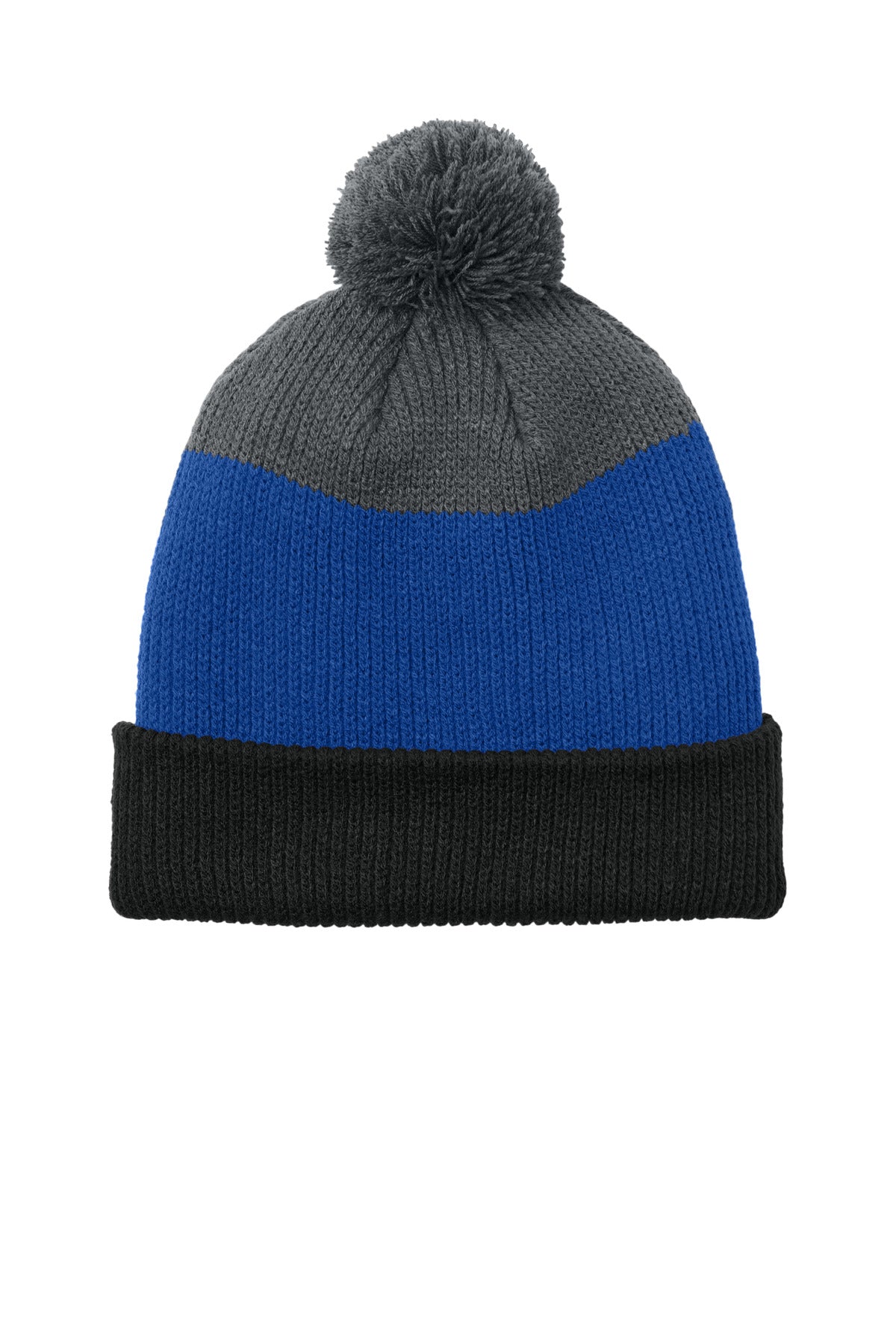 Port Authority ®  Cozy Striped Pom Beanie C979