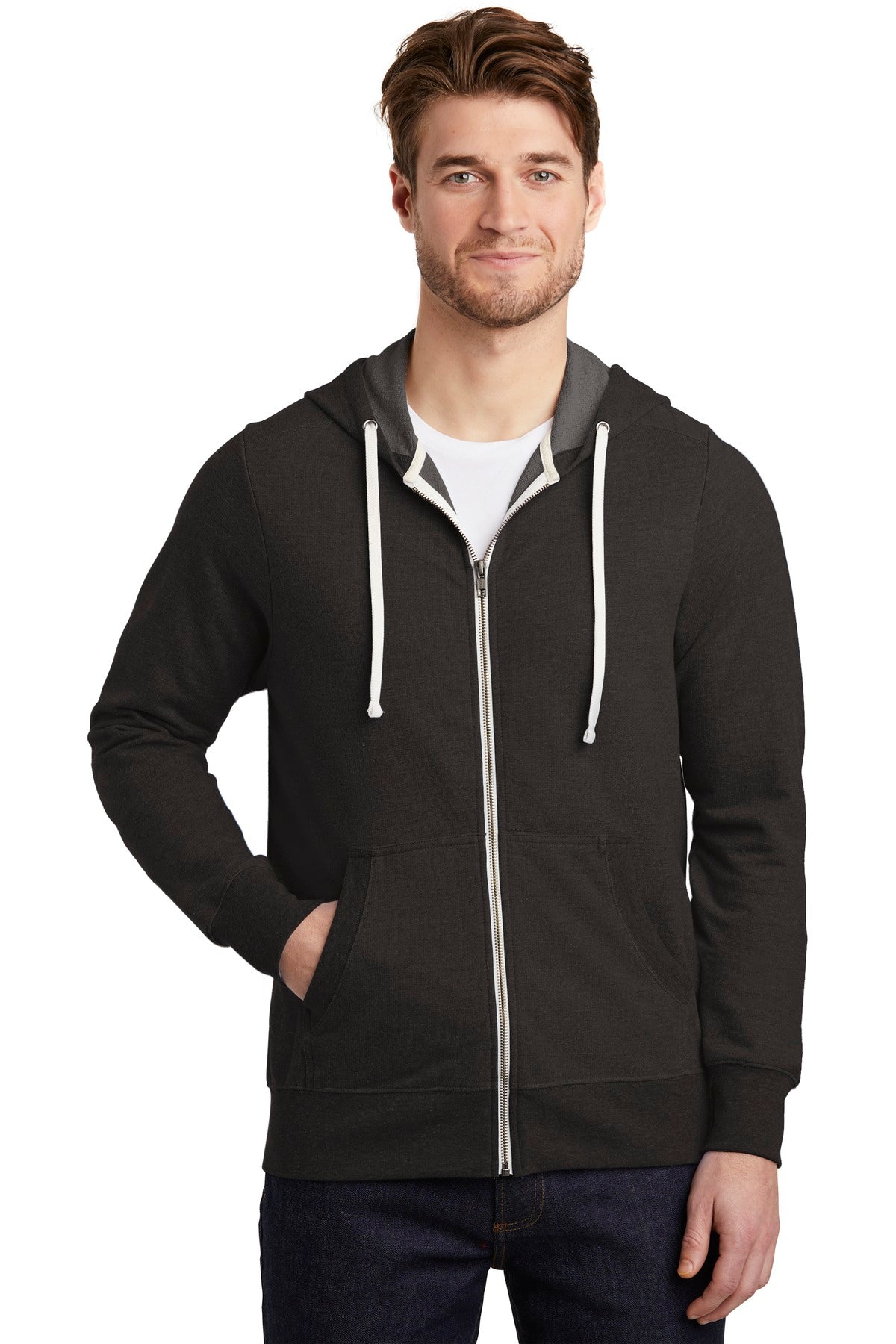 District  ®  Perfect Tri  ®  French Terry Full-Zip Hoodie. DT356