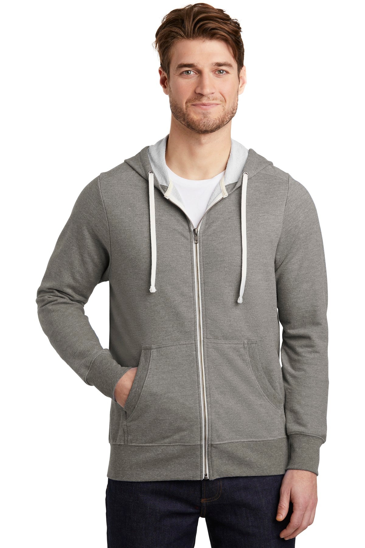 District  ®  Perfect Tri  ®  French Terry Full-Zip Hoodie. DT356