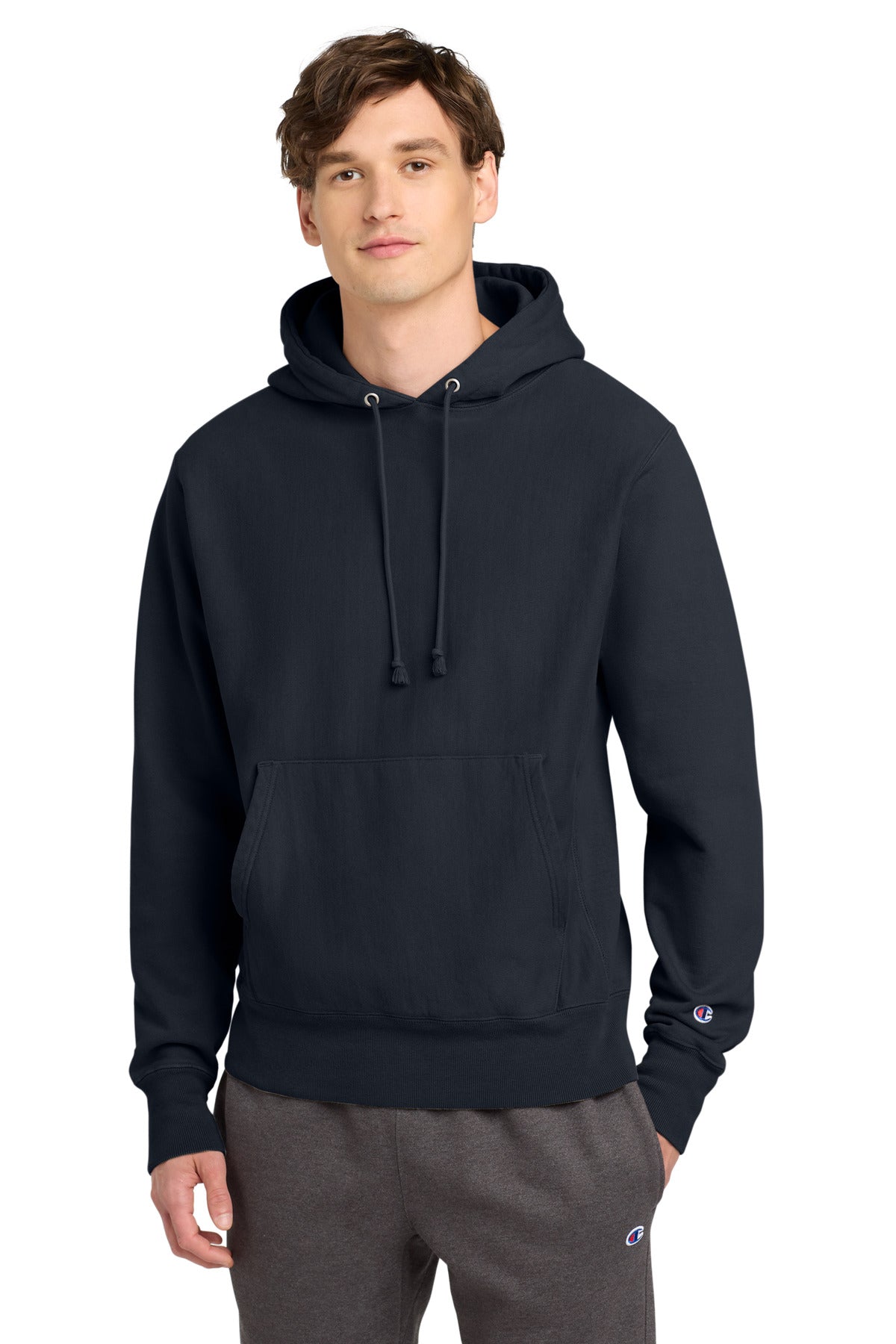 Champion ® Reverse Weave ® Garment-Dyed Hooded Sweatshirt. GDS101