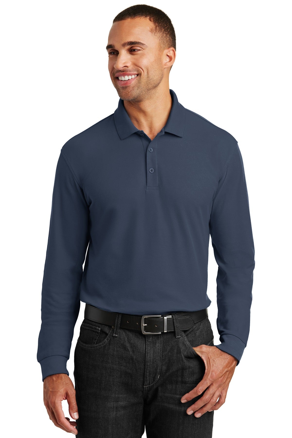 Port Authority® Long Sleeve Core Classic Pique Polo. K100LS