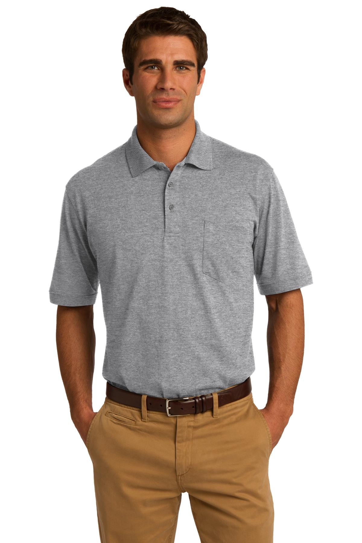 Port & Company ®  Core Blend Jersey Knit Pocket Polo. KP55P