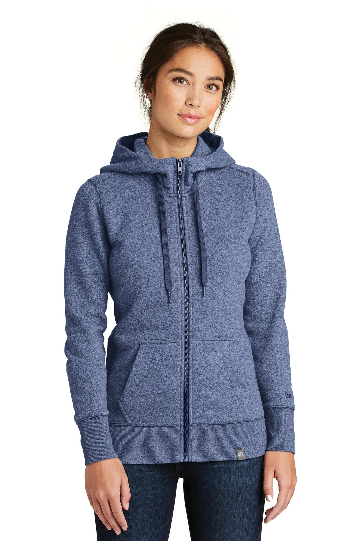 New Era ® Ladies French Terry Full-Zip Hoodie. LNEA502