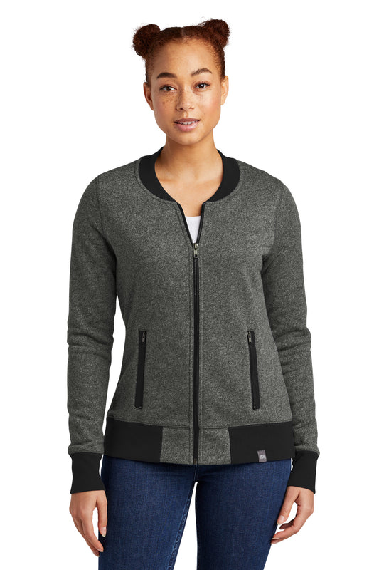 New Era ® Ladies French Terry Baseball Full-Zip. LNEA503