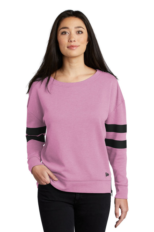 New Era  ®  Ladies Tri-Blend Fleece Varsity Crew LNEA513