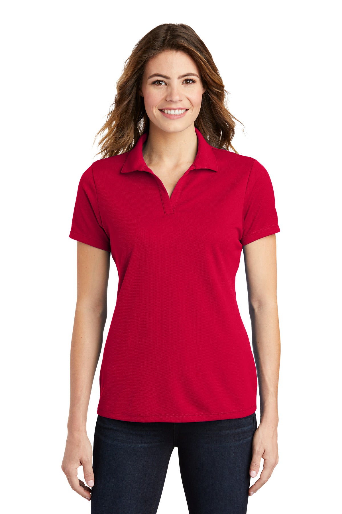 Sport-Tek ®  Women's PosiCharge ®  RacerMesh ®  Polo. LST640