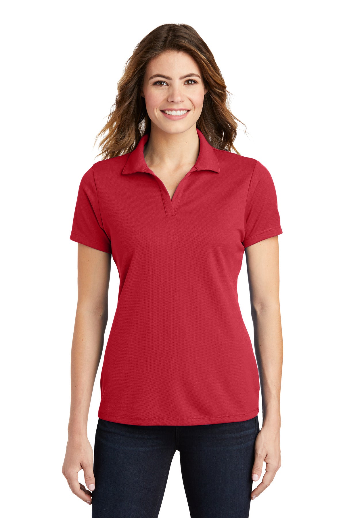 Sport-Tek ®  Women's PosiCharge ®  RacerMesh ®  Polo. LST640