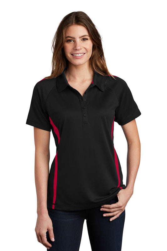 Sport-Tek ®  Women's PosiCharge ®  Micro-Mesh Colorblock Polo. LST685