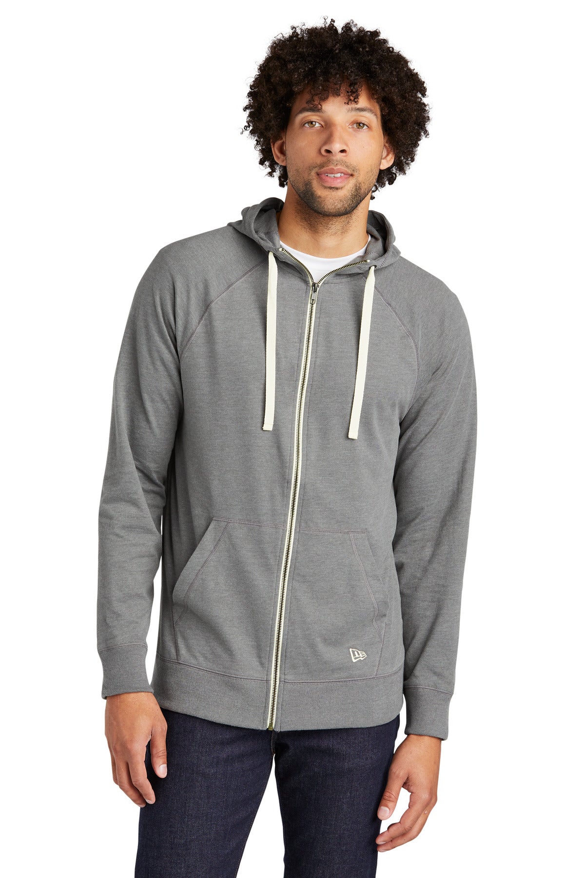 New Era  ®  Sueded Cotton Blend Full-Zip Hoodie. NEA122