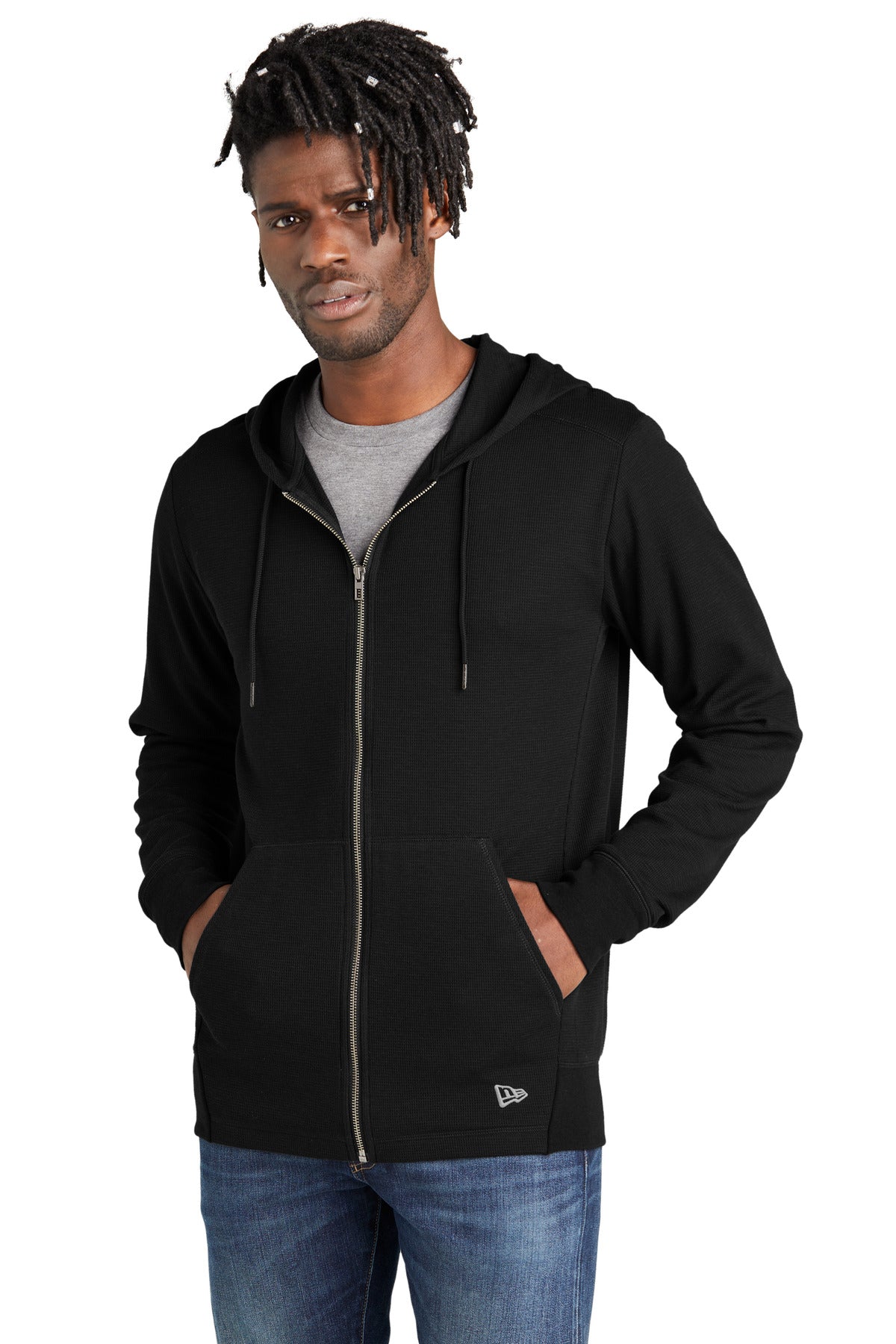 New Era ®  Thermal Full-Zip Hoodie NEA141