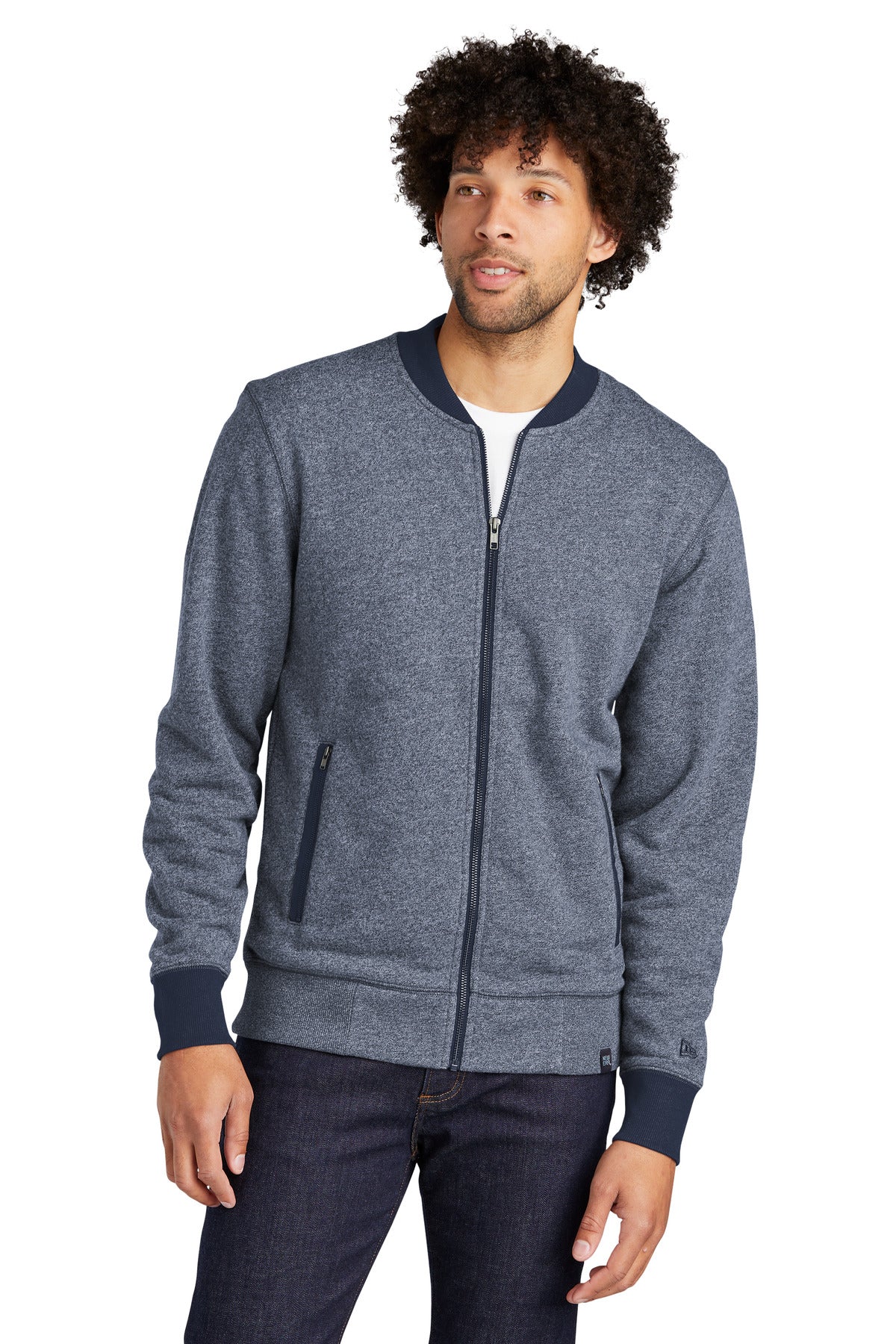 New Era  ®  French Terry Baseball Full-Zip. NEA503