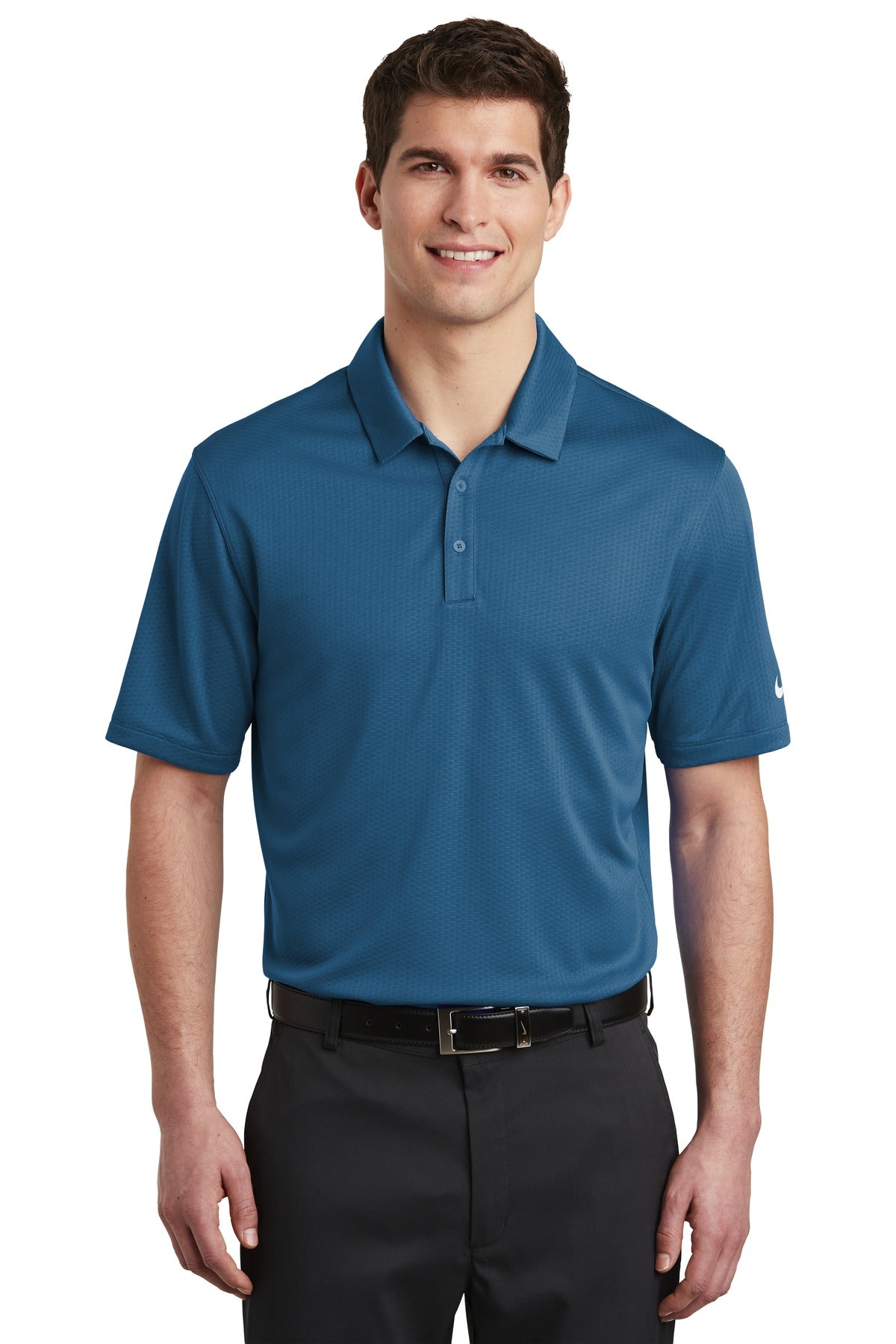 Nike Dri-FIT Hex Textured Polo. NKAH6266