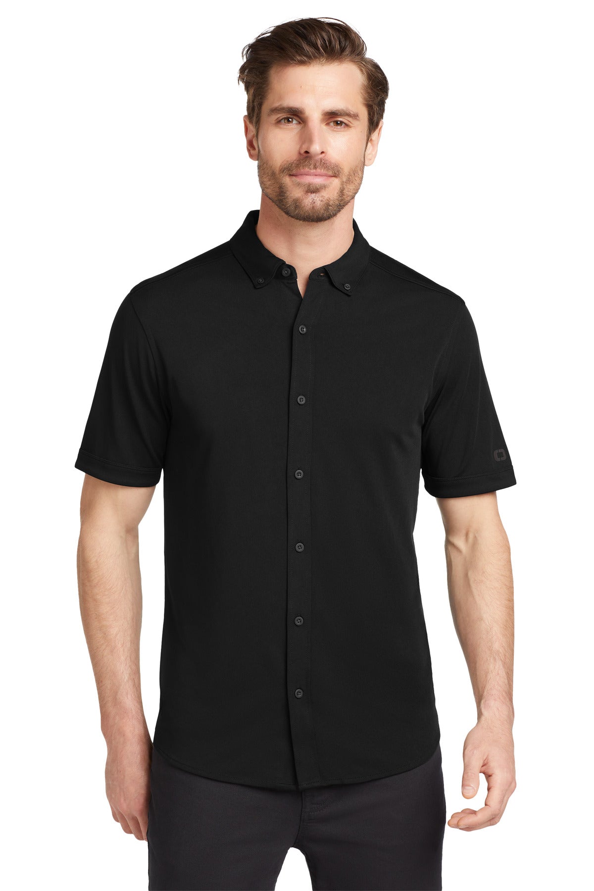 OGIO ® Gravitate Full-Button Polo. OG141