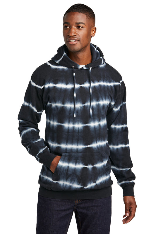 Port & Company® Allover Stripe Tie-Dye Fleece PC143