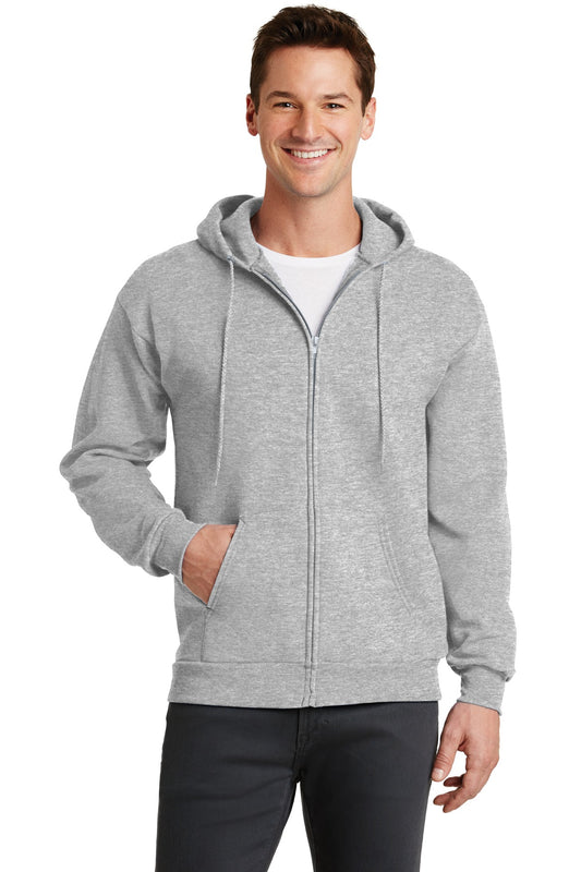 Port & Company® - Core Fleece Full-Zip Hooded Sweatshirt. PC78ZH