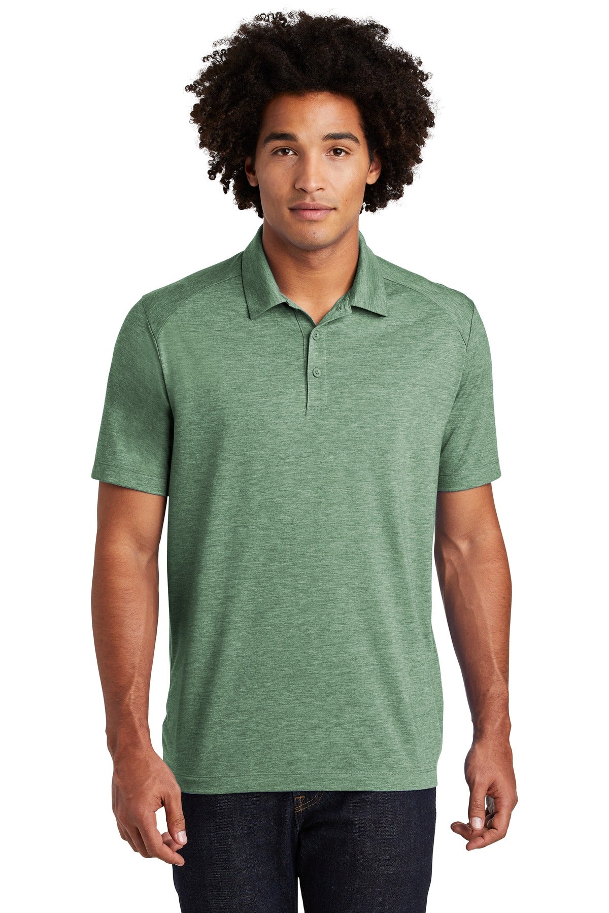 Sport-Tek  ®  PosiCharge  ®  Tri-Blend Wicking Polo. ST405