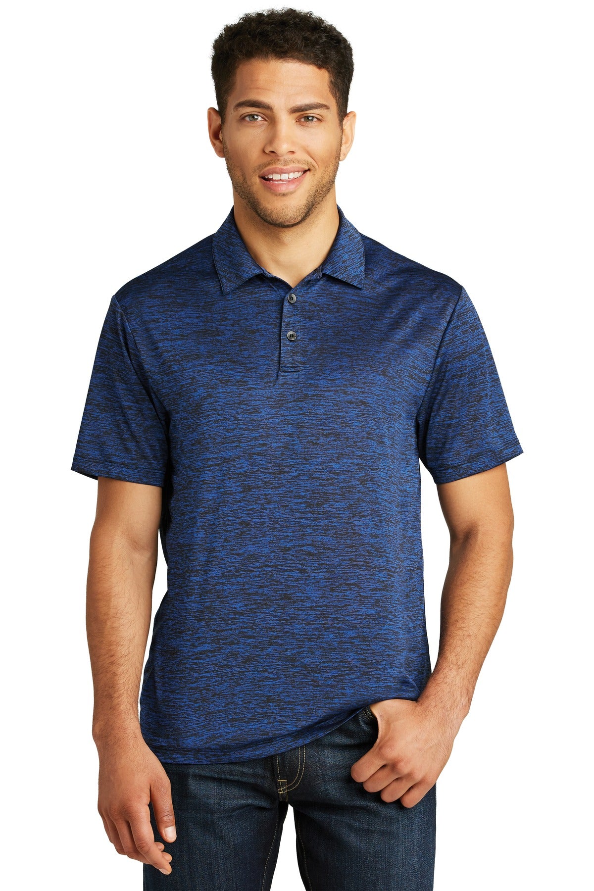 Sport-Tek  ®  PosiCharge  ®  Electric Heather Polo. ST590