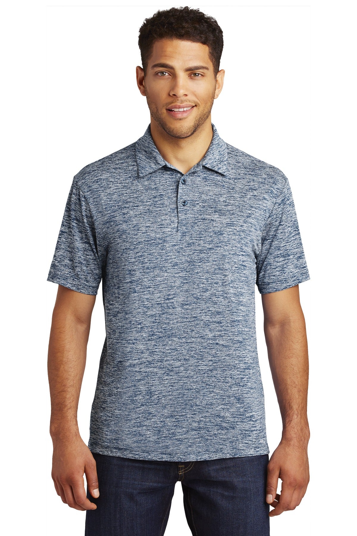 Sport-Tek  ®  PosiCharge  ®  Electric Heather Polo. ST590