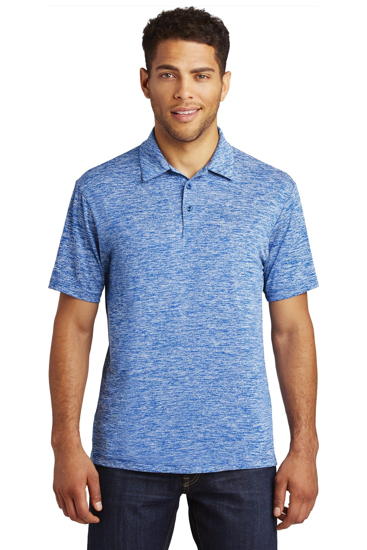 Sport-Tek  ®  PosiCharge  ®  Electric Heather Polo. ST590