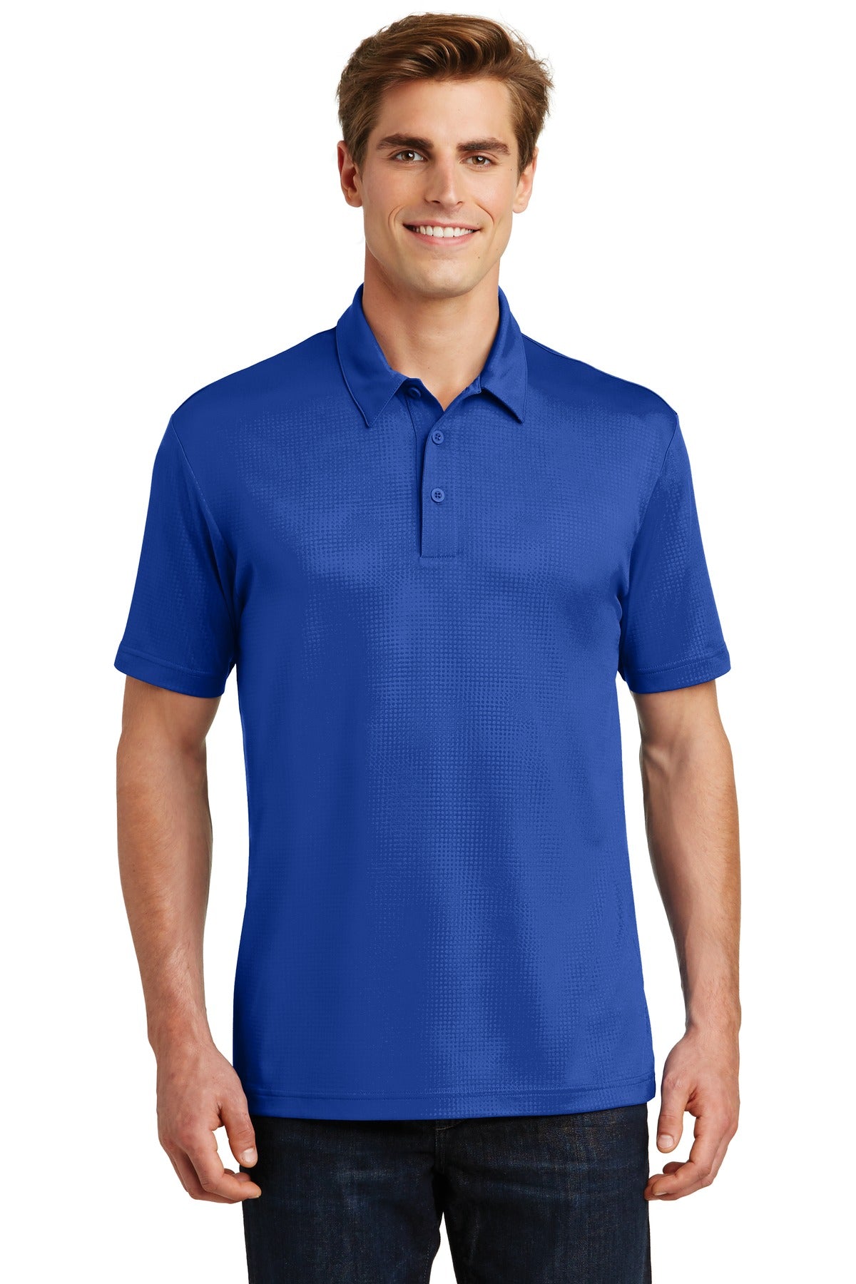 Sport-Tek ®  Embossed PosiCharge ®  Tough Polo ® . ST630