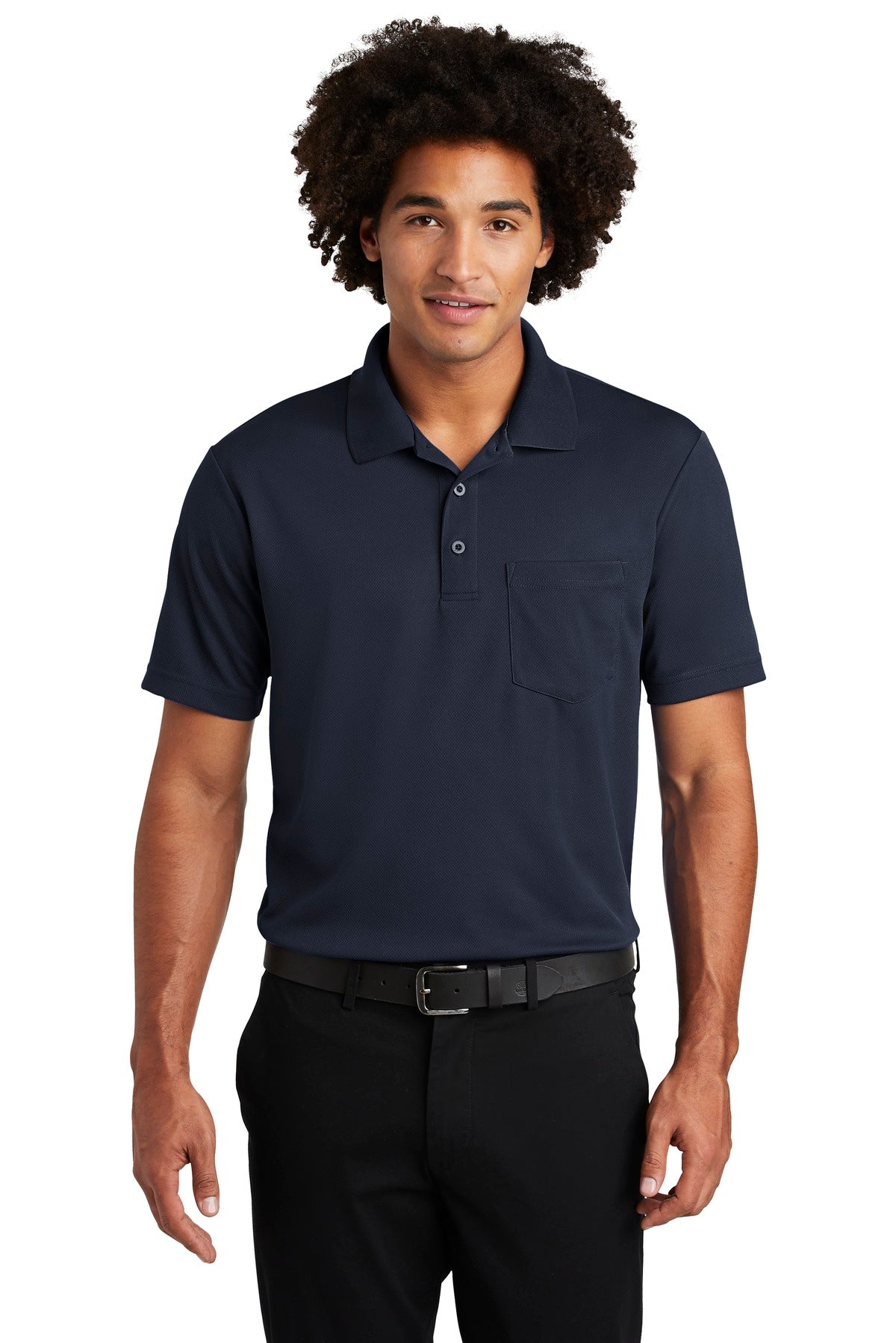 Sport-Tek  ®  PosiCharge  ®  RacerMesh  ®  Pocket Polo. ST640P