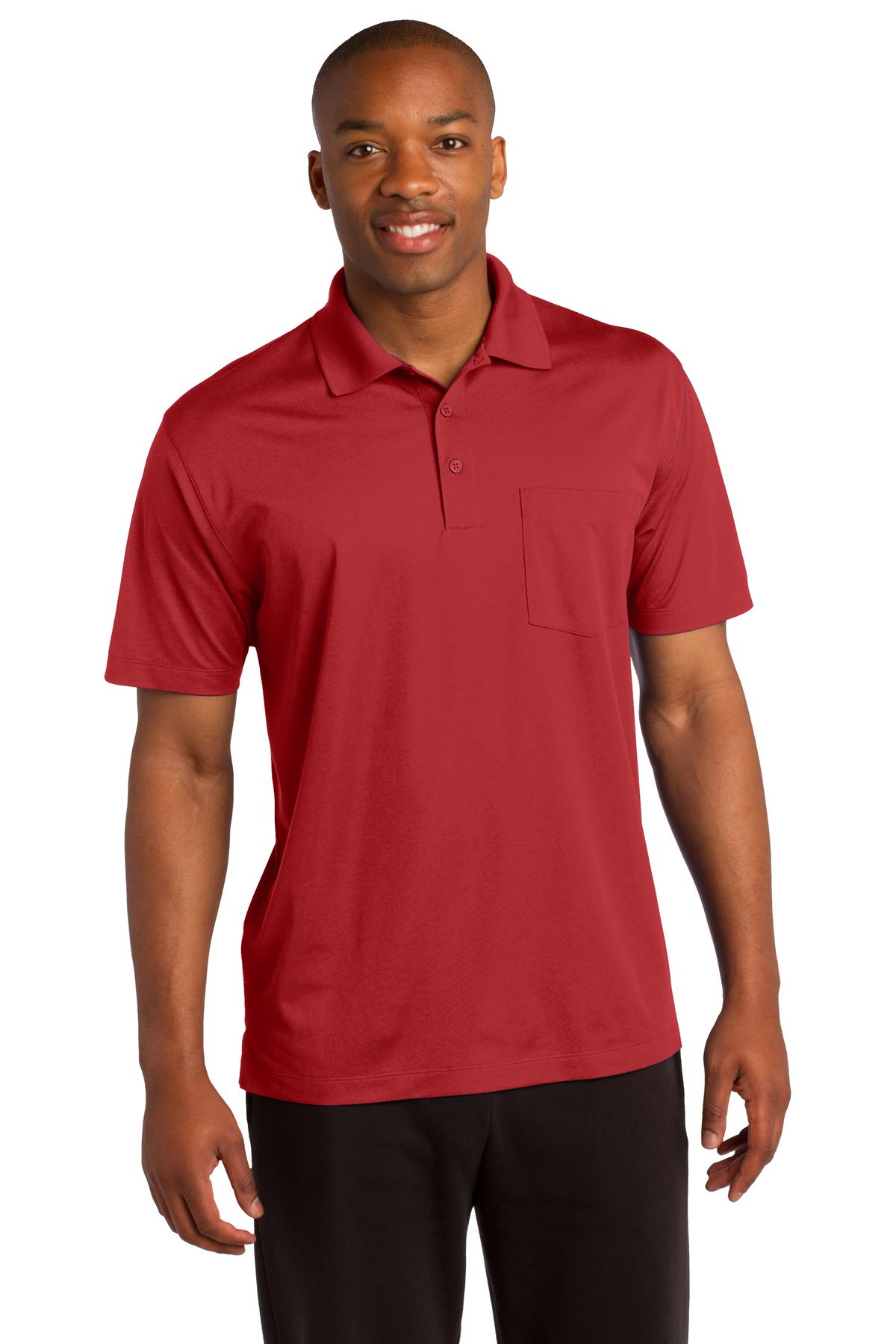 Sport-Tek ®  Micropique Sport-Wick ®  Pocket Polo. ST651