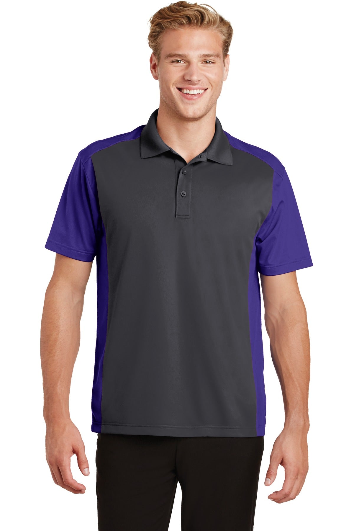 Sport-Tek ®  Colorblock Micropique Sport-Wick ®  Polo. ST652