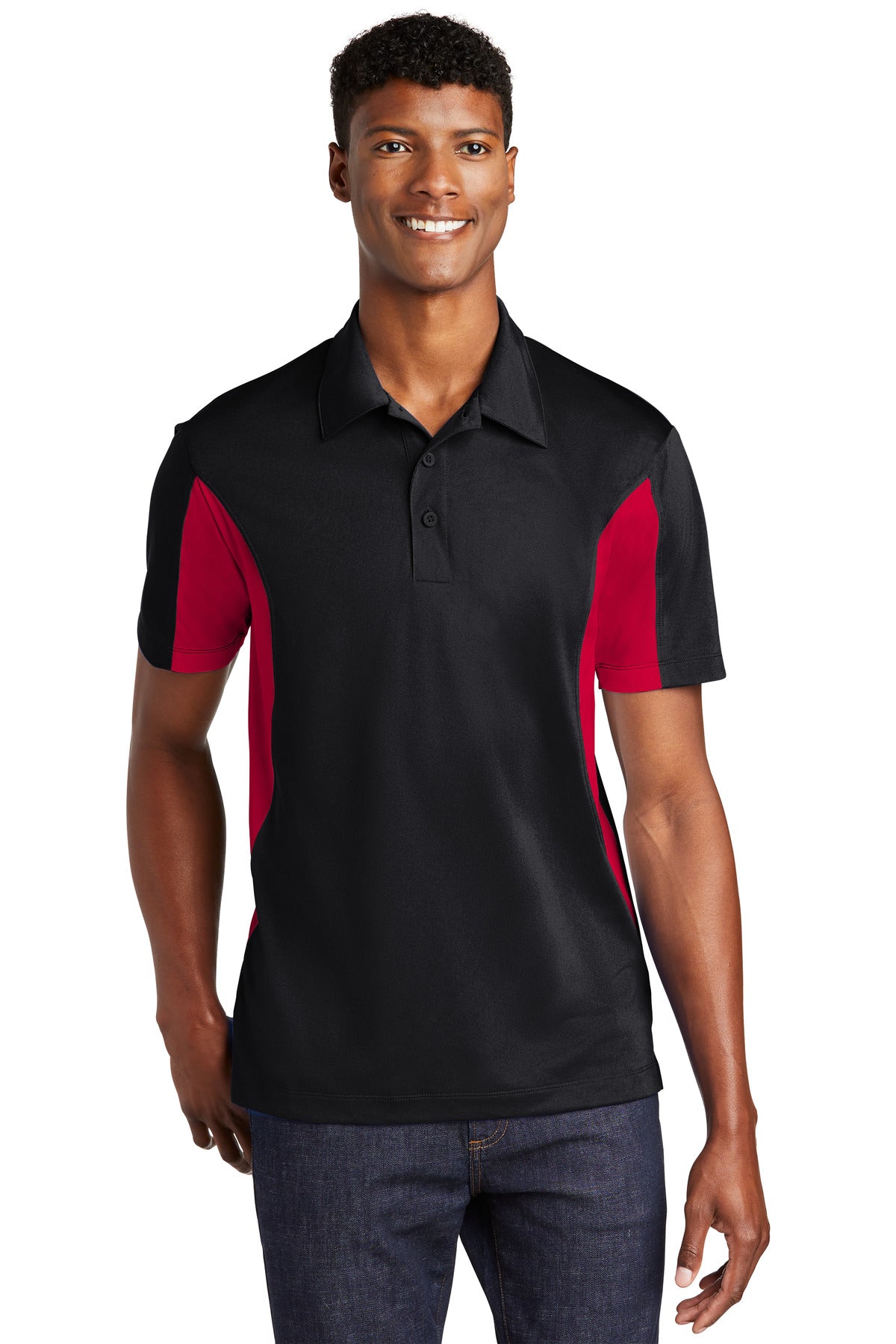 Sport-Tek ®  Side Blocked Micropique Sport-Wick ®  Polo. ST655