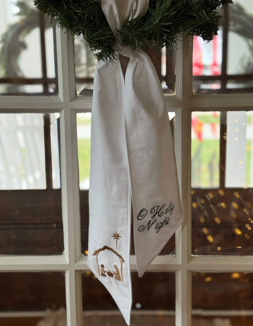 Wreath Sash - "O Holy Night"