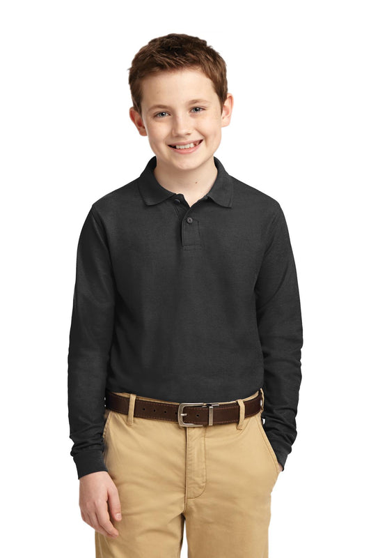 Port Authority ®  Youth Long Sleeve Silk Touch™ Polo.  Y500LS