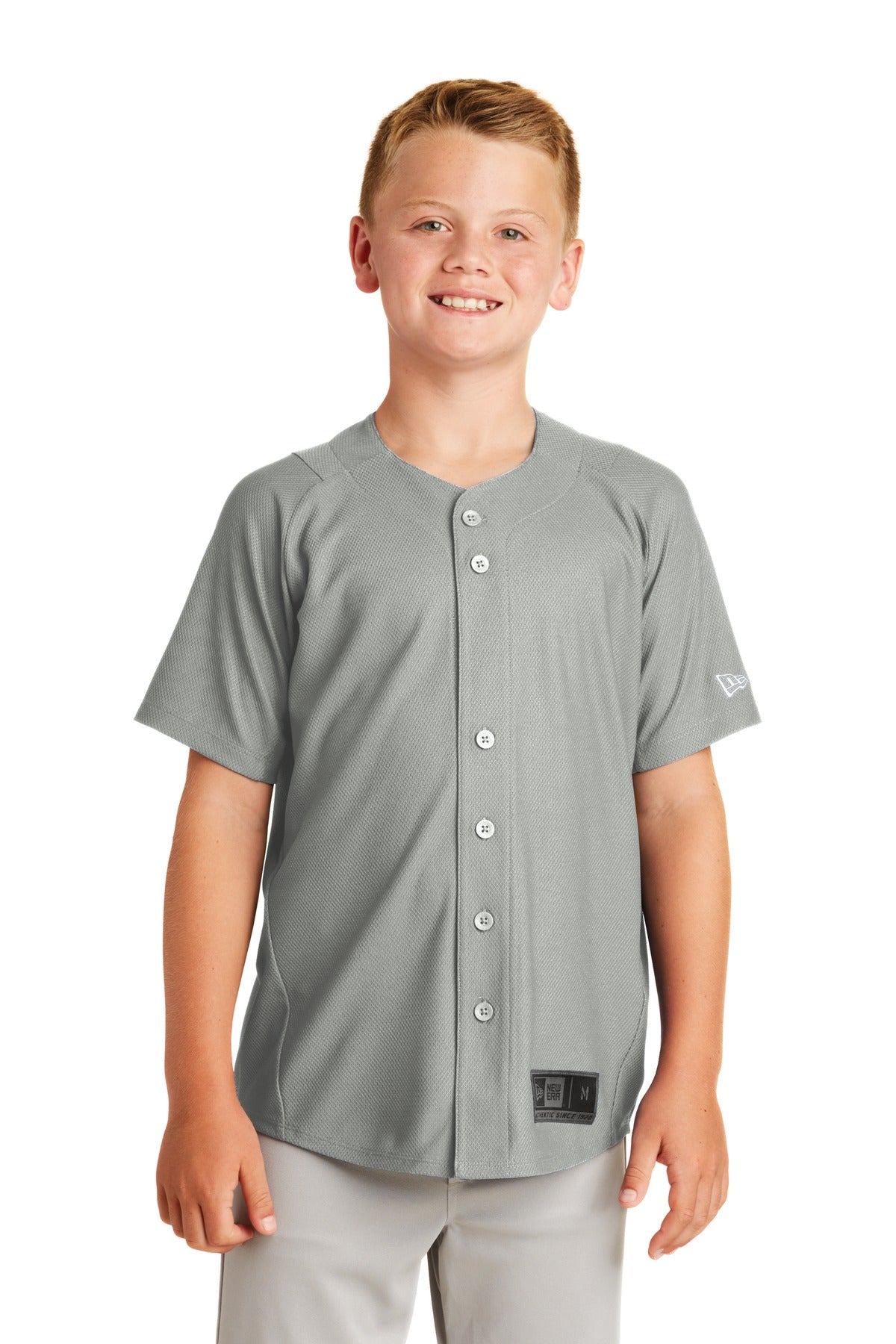 New Era  ®  Youth Diamond Era Full-Button Jersey. YNEA220