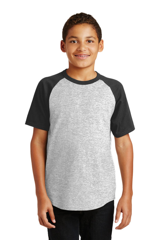 Sport-Tek ®  Youth Short Sleeve Colorblock Raglan Jersey. YT201